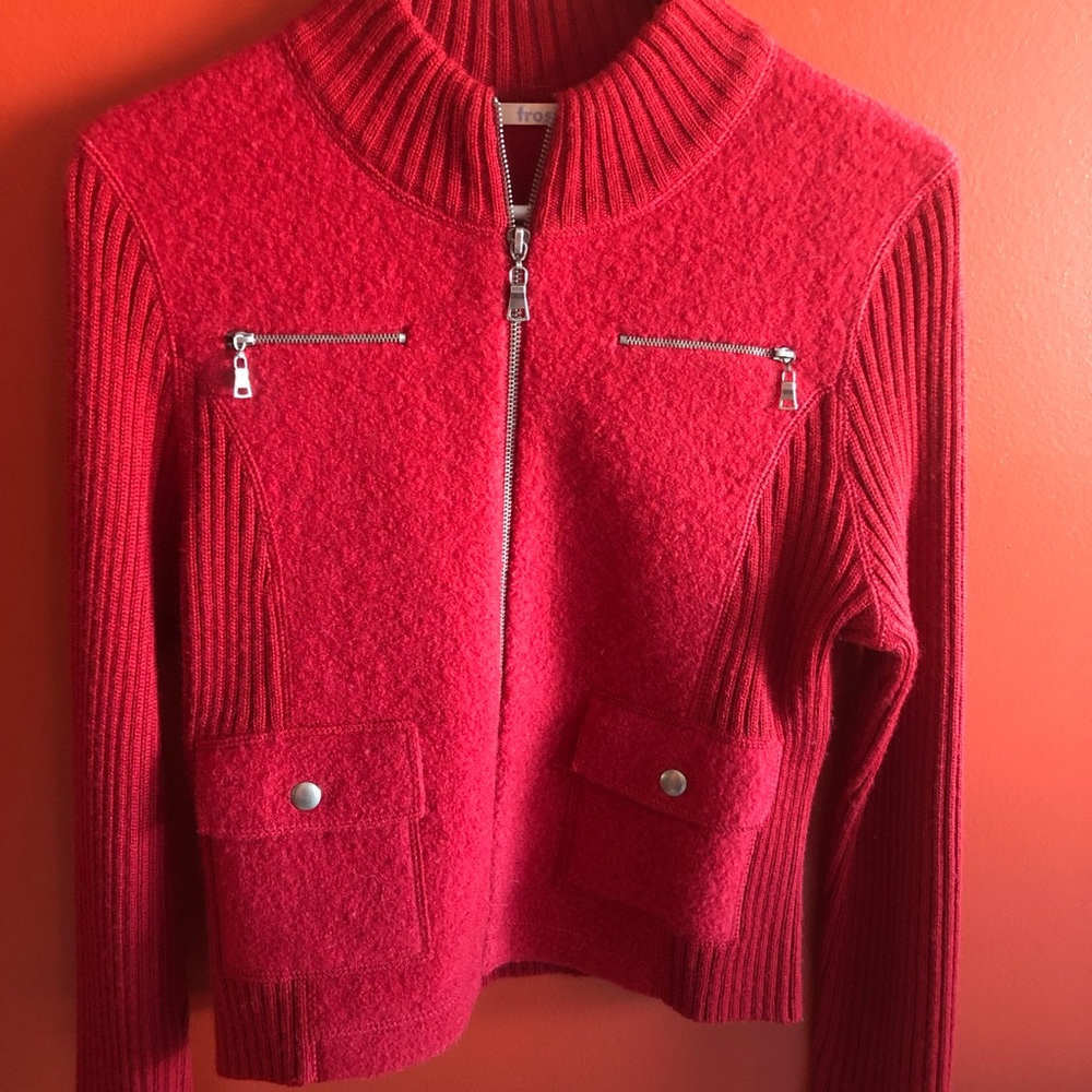 Sporty zip cardigan/jacket